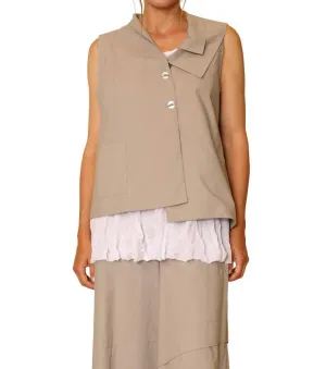 Esme Vest In Latte