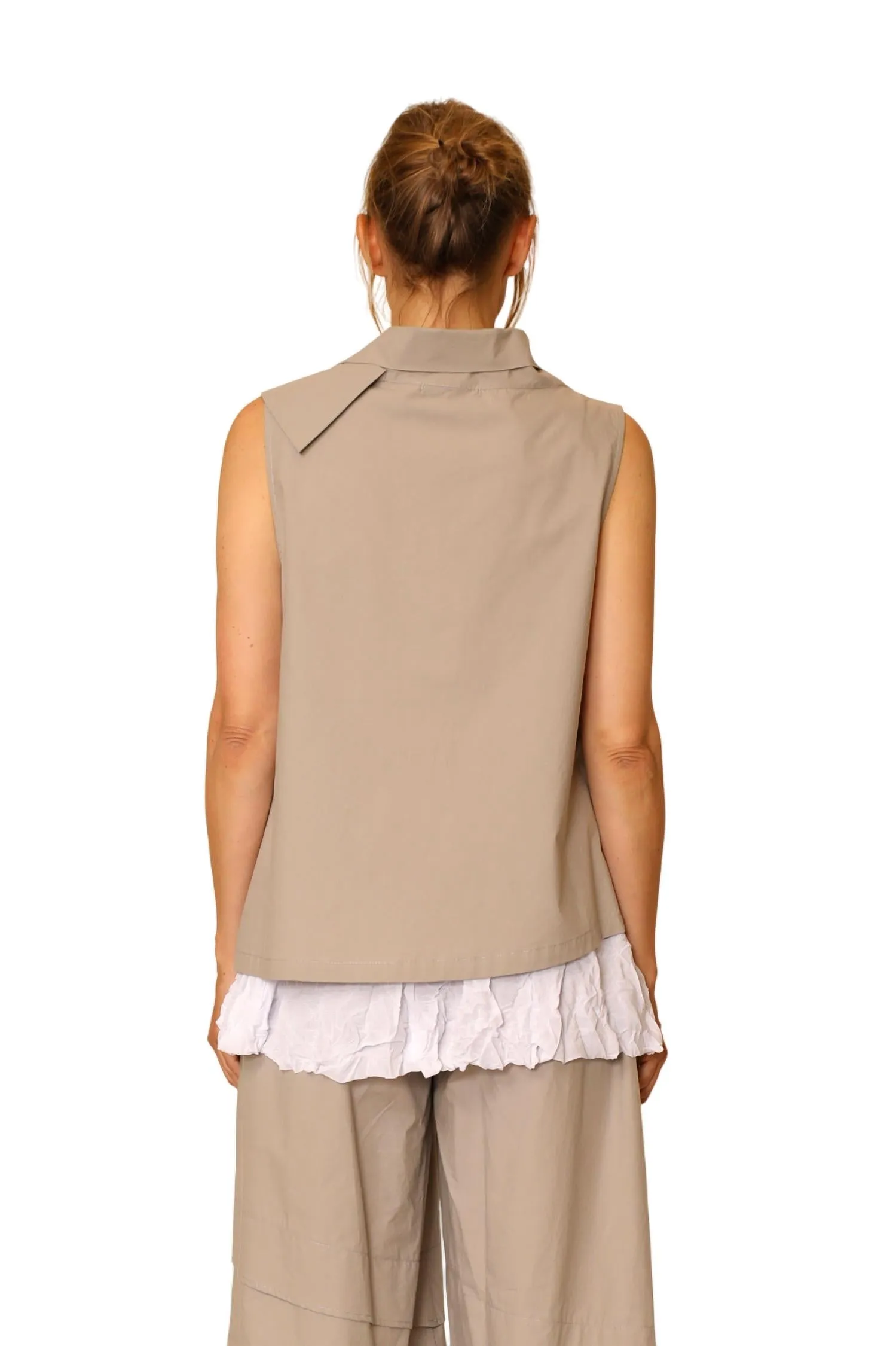 Esme Vest In Latte