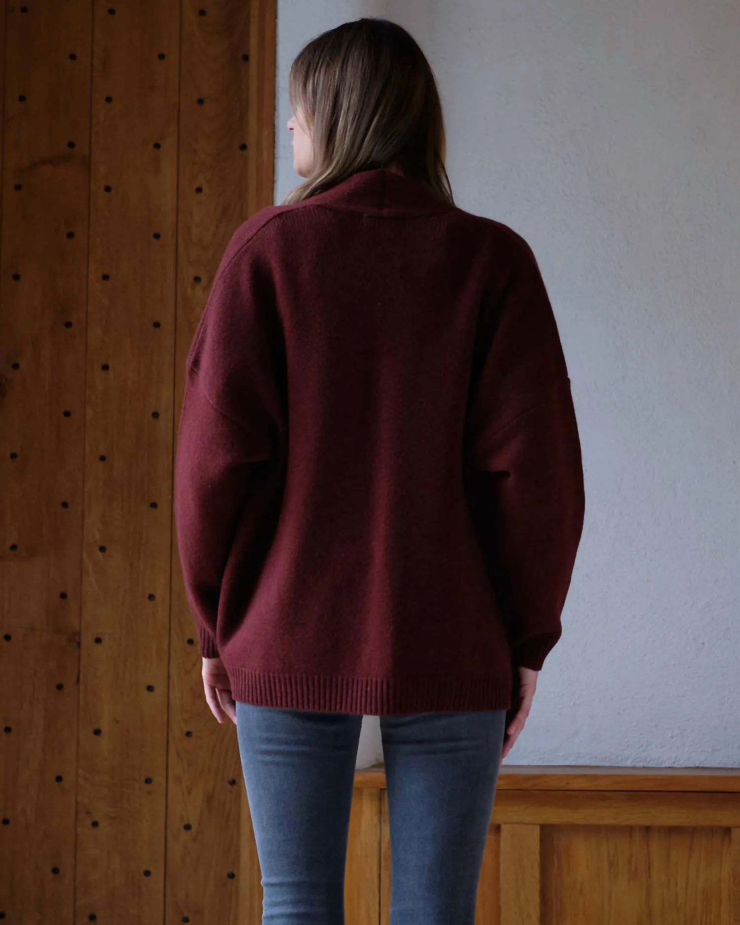 Eve Cardigan In Nebula Rust