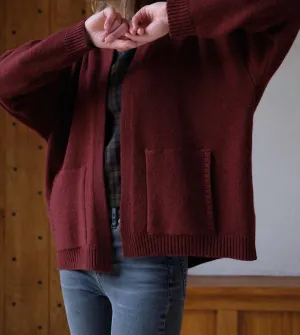 Eve Cardigan In Nebula Rust
