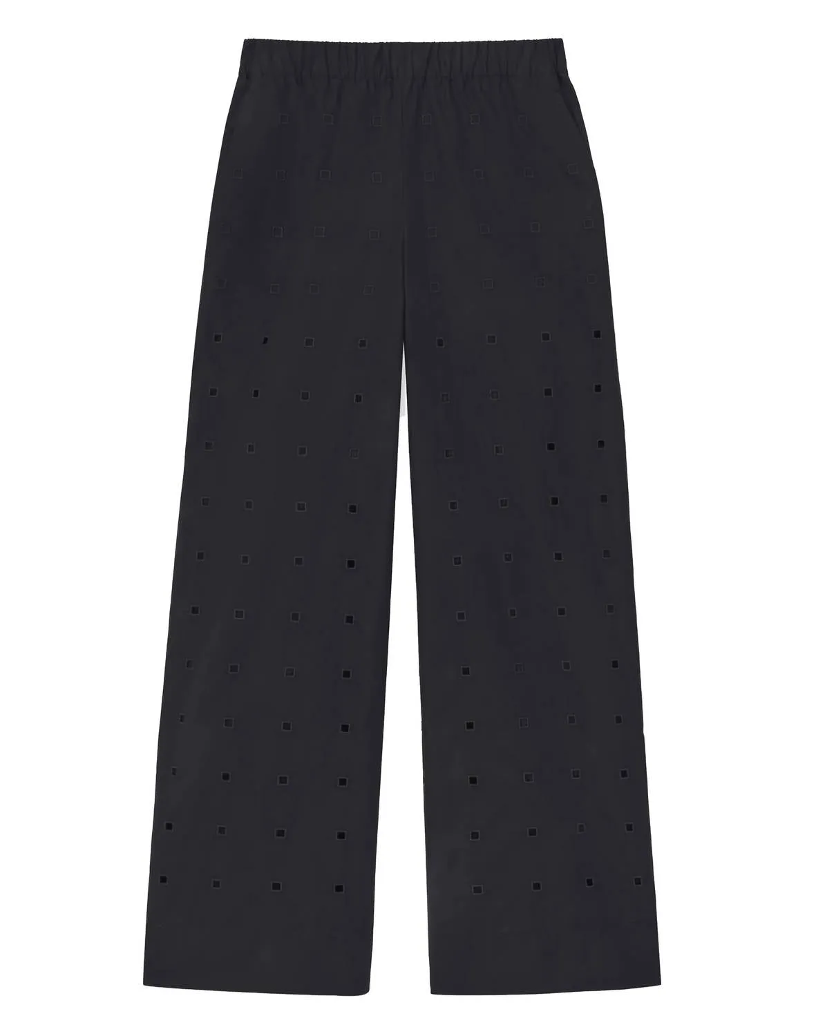 Eyelet Riverside Pants In Black