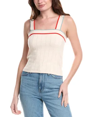 FATE Rib Knit Wool-Blend Tank Sweater