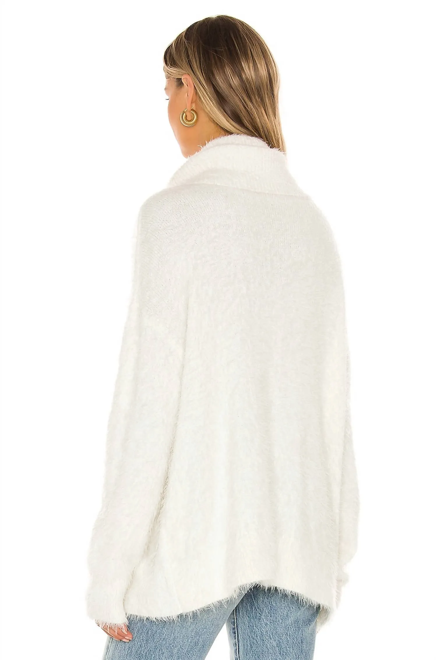 Fatima Turtleneck Sweater In White