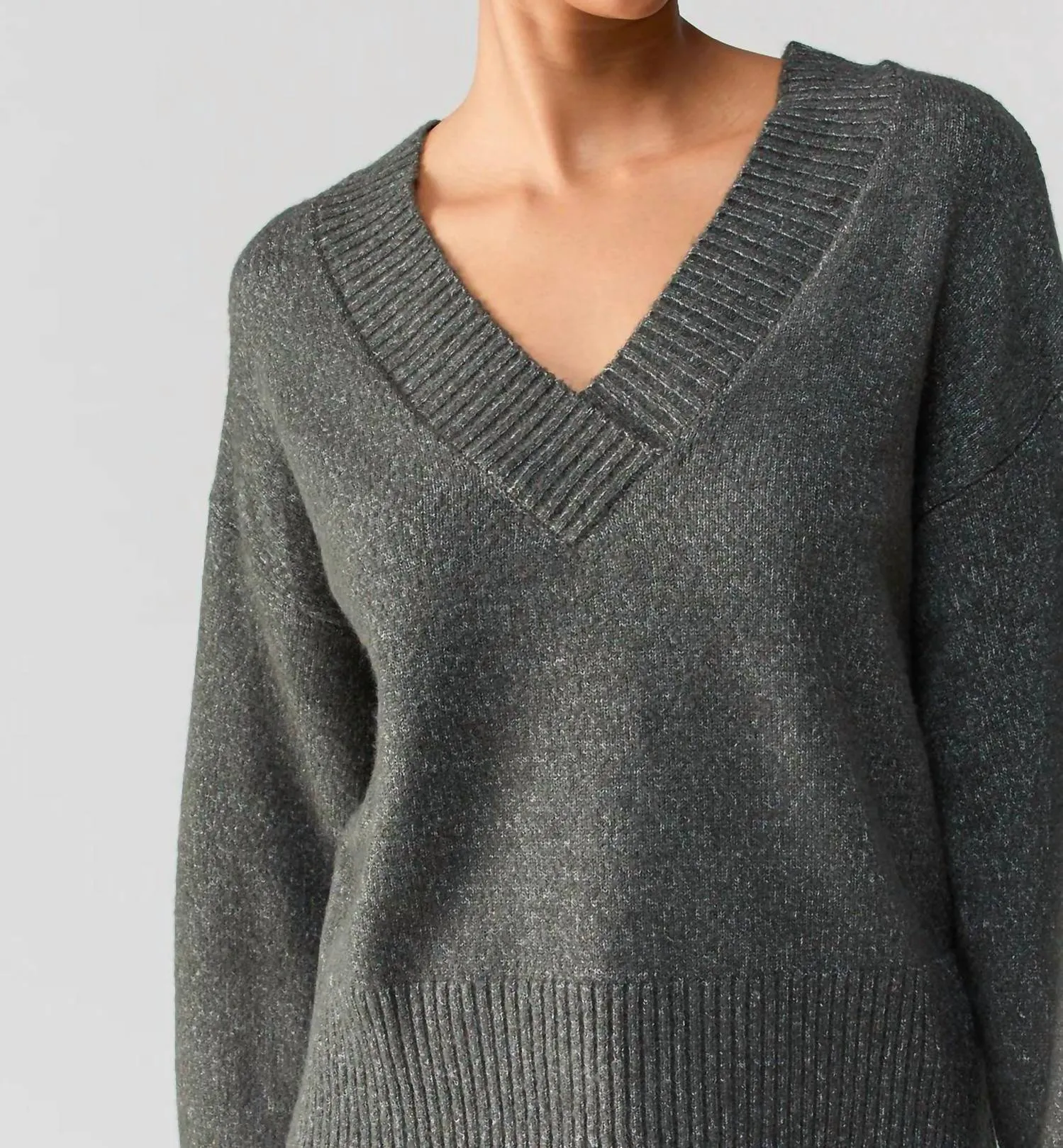 Favorite Season Sweater In Grey