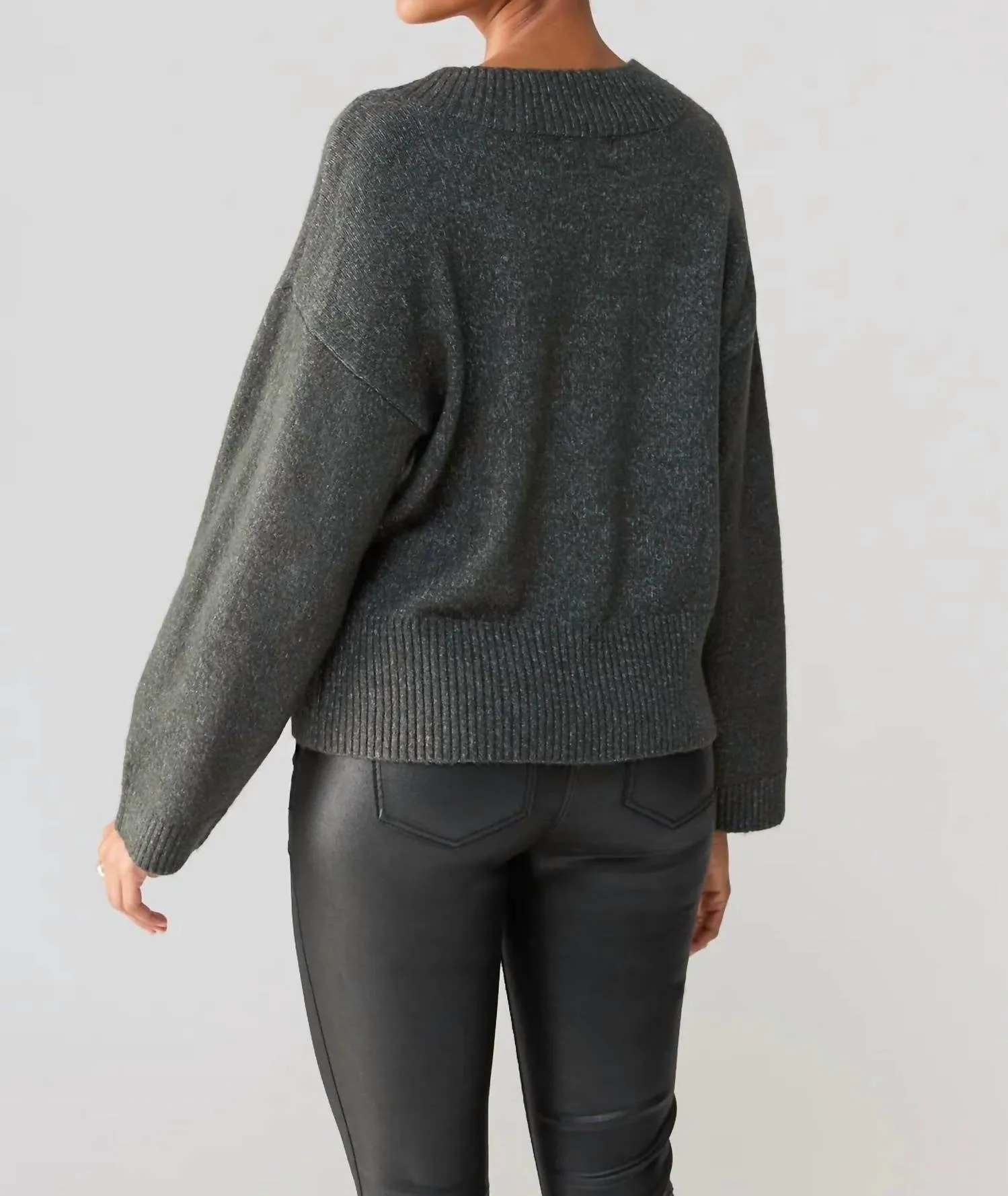 Favorite Season Sweater In Grey