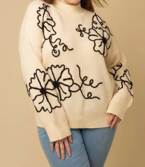 Feel Good Stuff Mock Neck Sweater In Natural