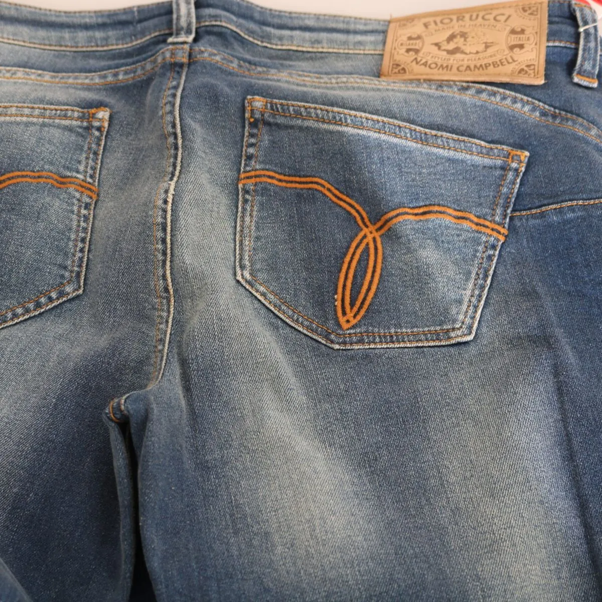 Fiorucci  Washed Mid Waist Slim Fit  Women's Jeans
