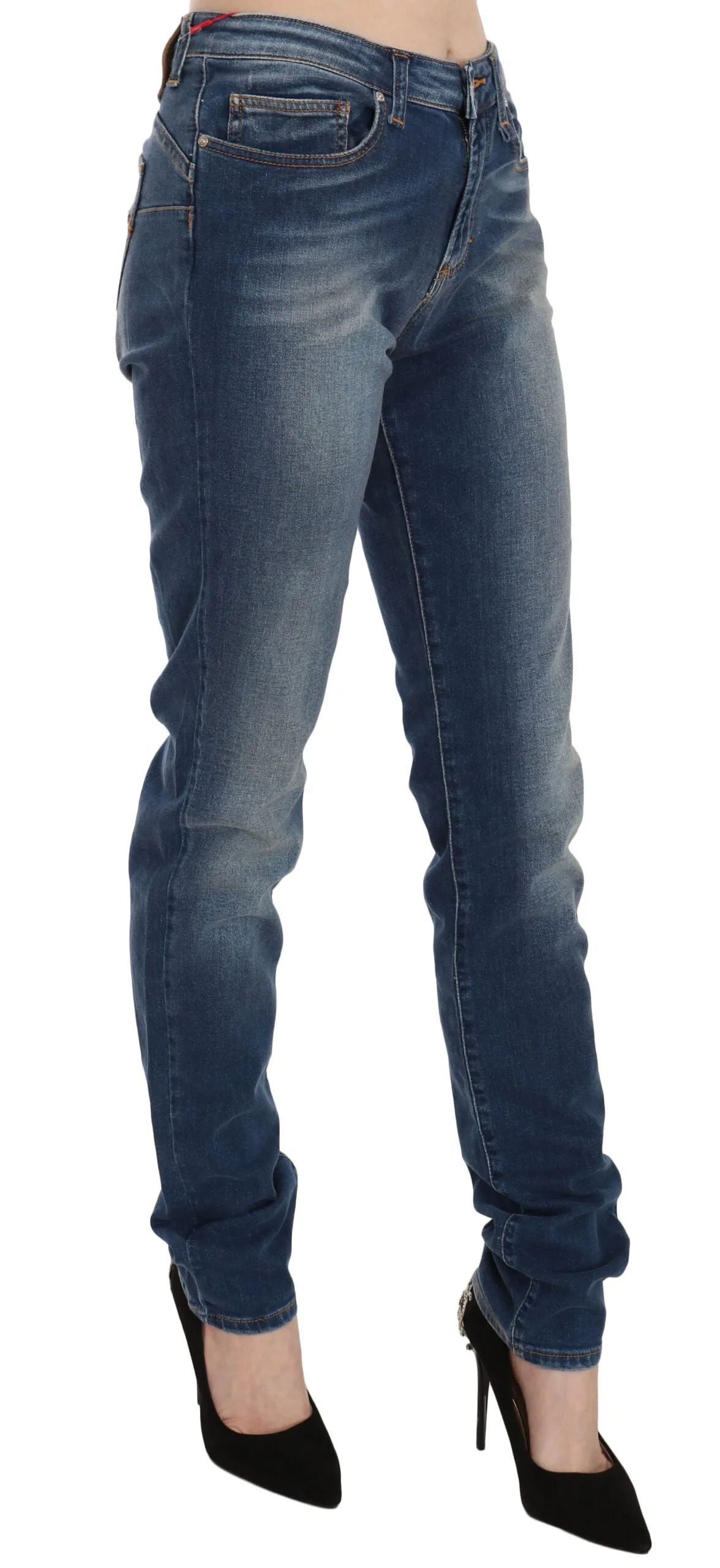 Fiorucci  Washed Mid Waist Slim Fit  Women's Jeans