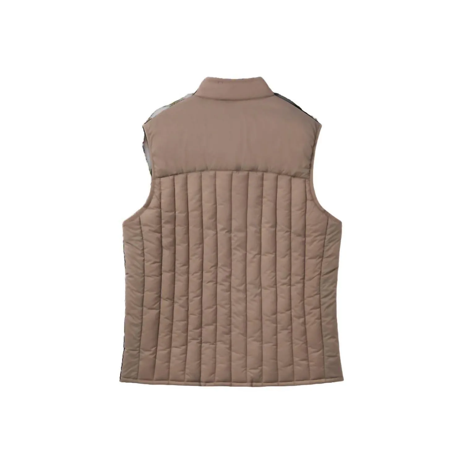 Flathead Performance Quilted Vest In Burnt Taupe