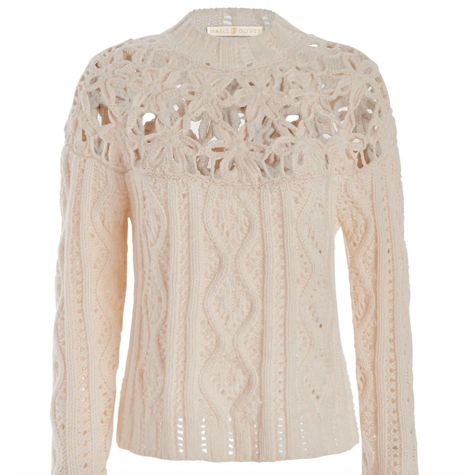 Flora Sweater In Winter White