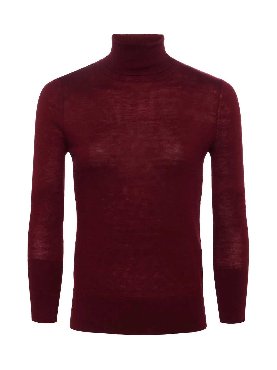Flora Turtleneck Sweater In Syrah/gold