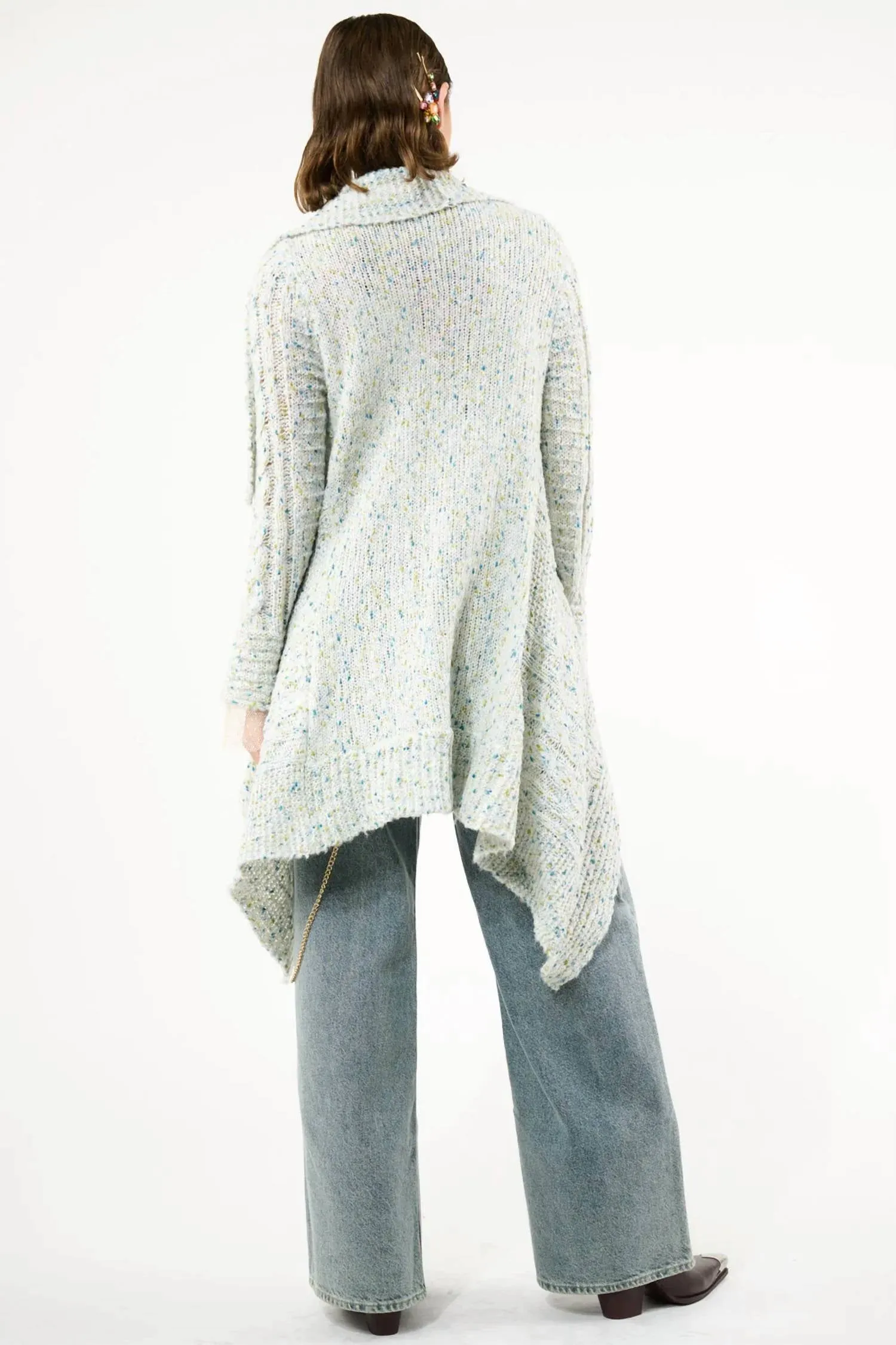 Fontvielle Shawl Jacket In Silver