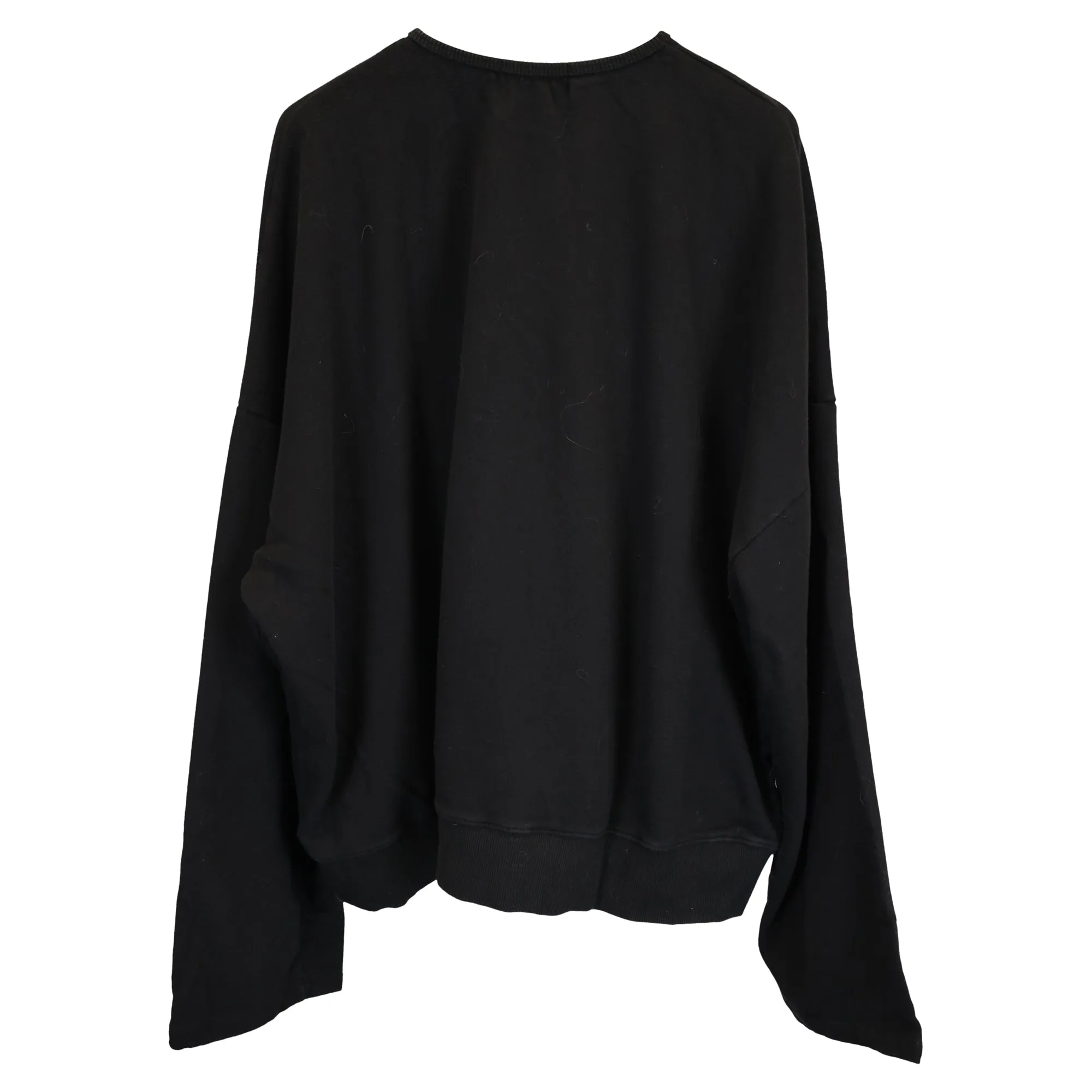 Frankie Shop Crewneck Sweatshirt in Black Cotton