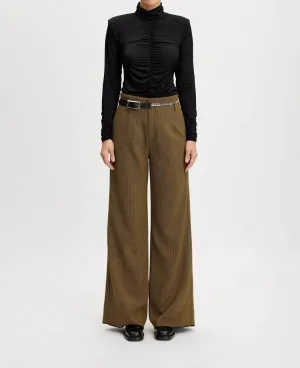 Fraya Pants In Amber Green Checks