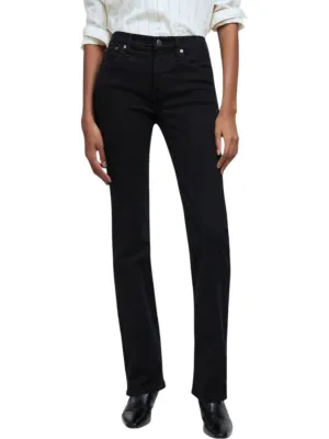 Full Length Kickout Jeans - Petite In Black