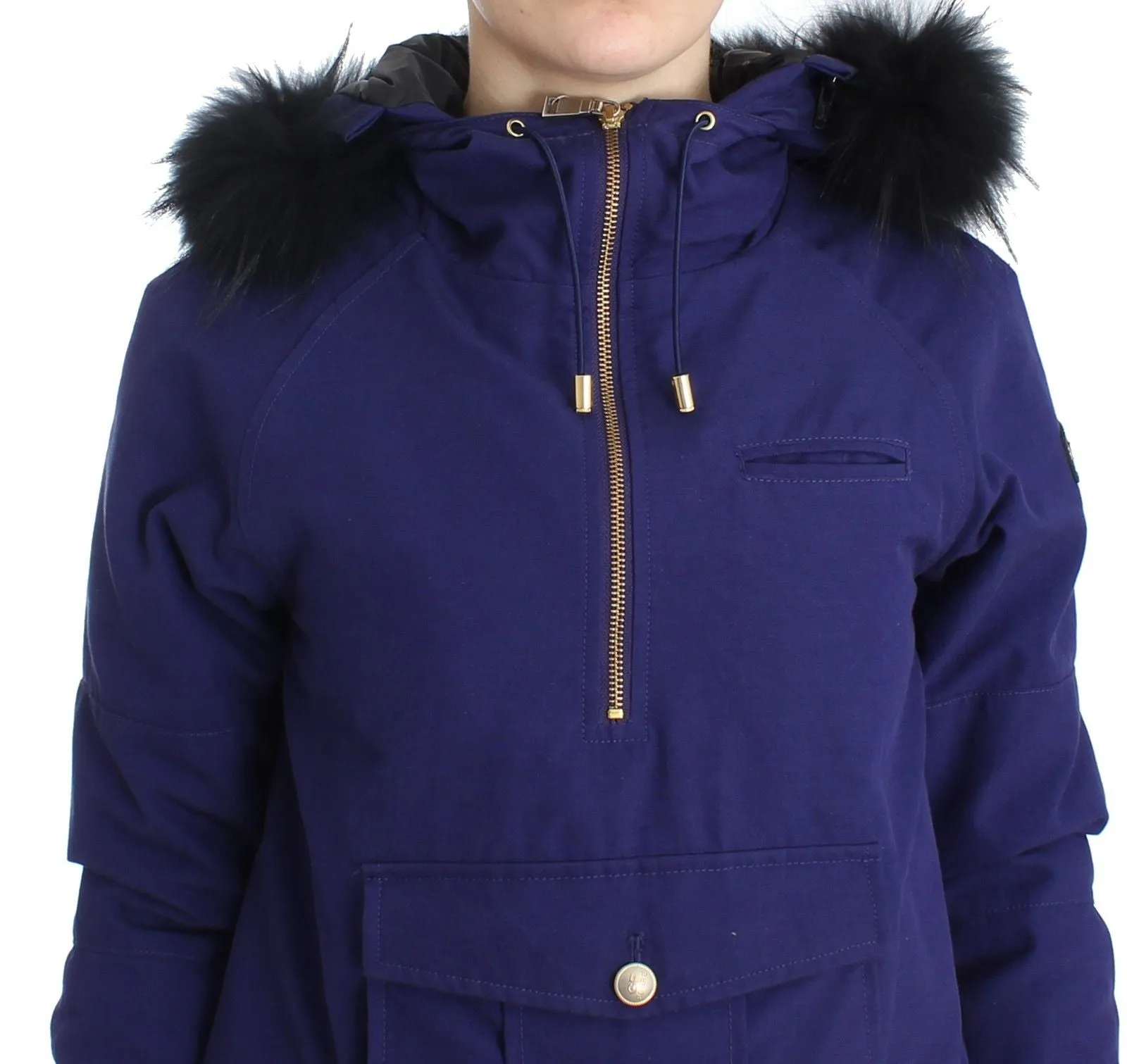 GF Ferre  Padded Jacket Hooded Short Women's K-Way