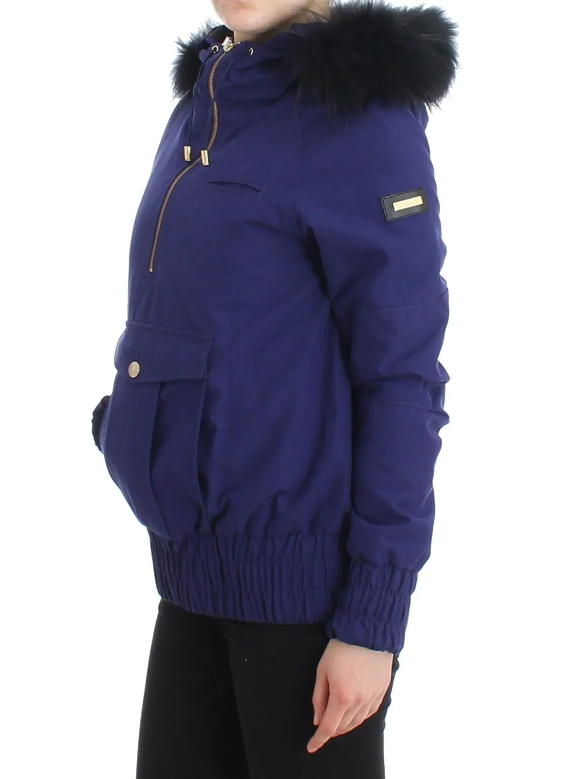 GF Ferre  Padded Jacket Hooded Short Women's K-Way