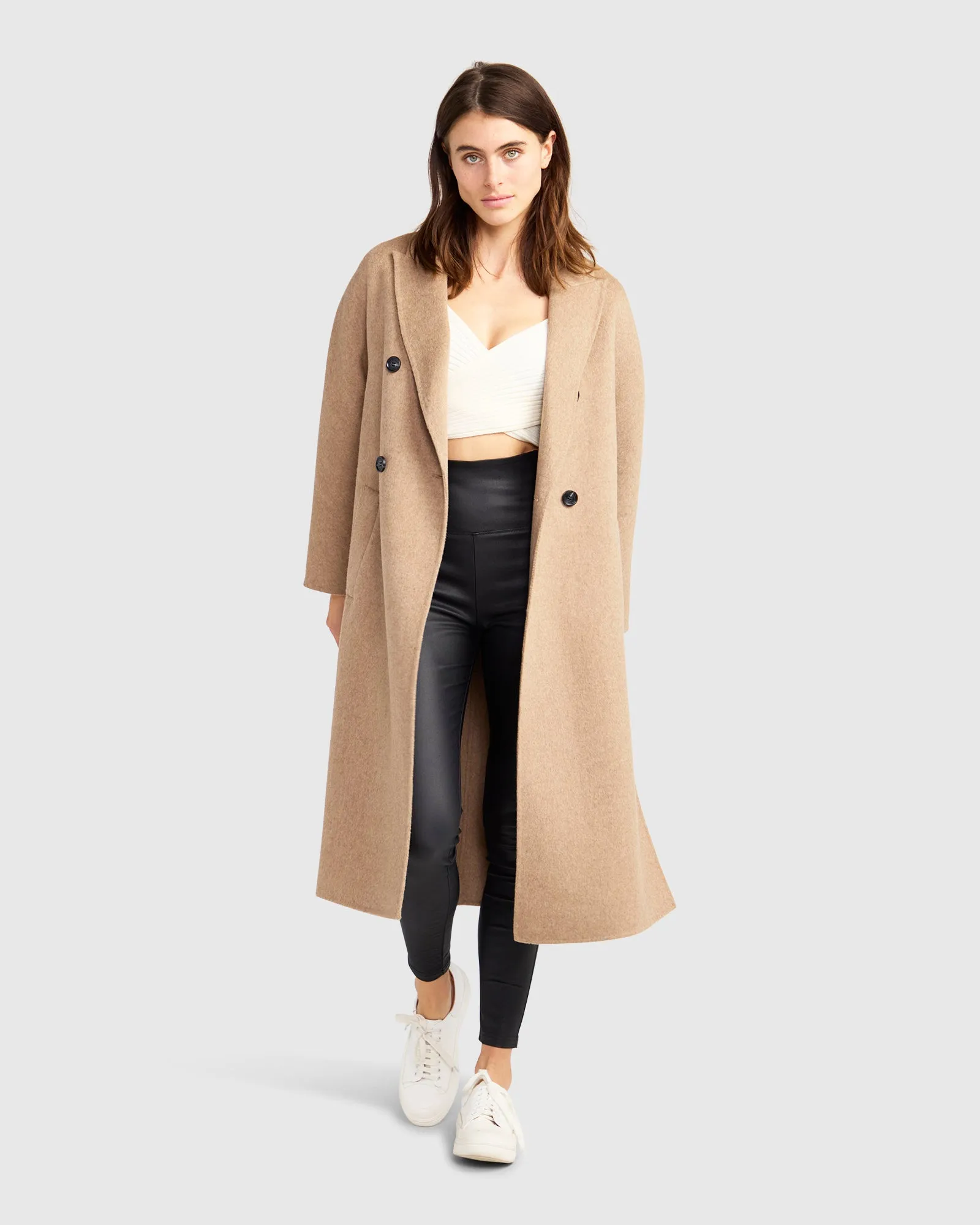 Guestlist Oversized Double Breasted Coat