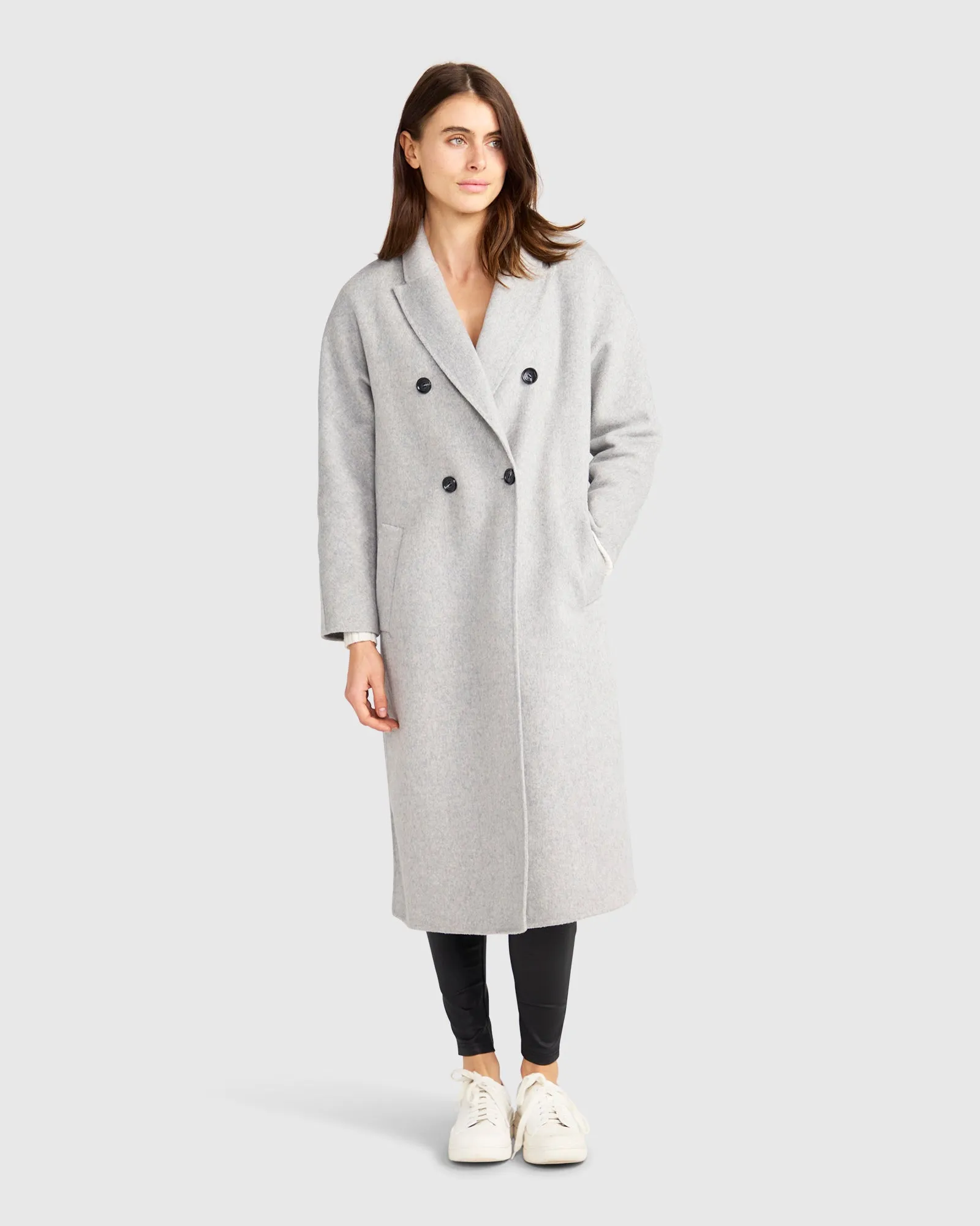 Guestlist Oversized Double Breasted Coat