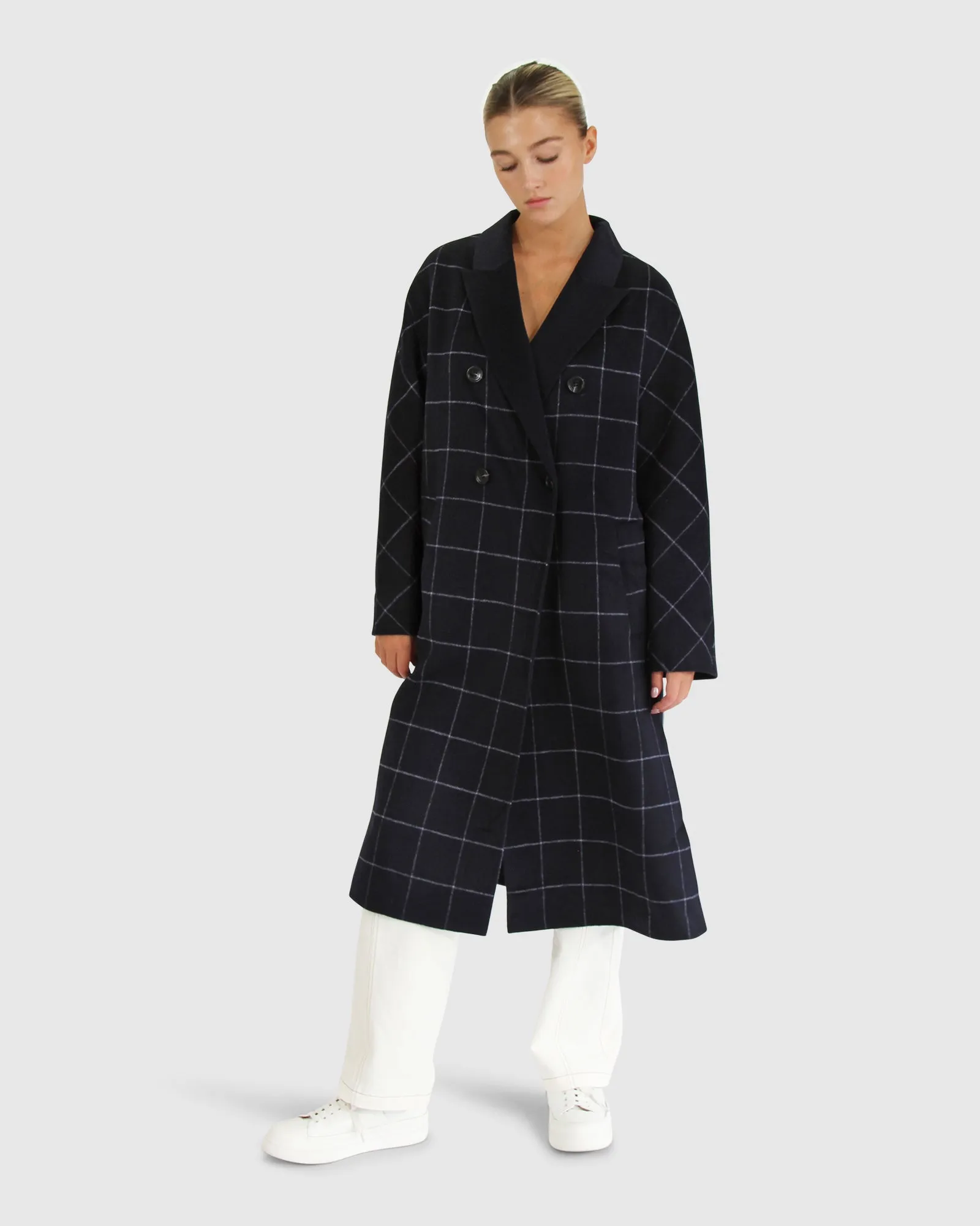 Guestlist Oversized Double Breasted Coat