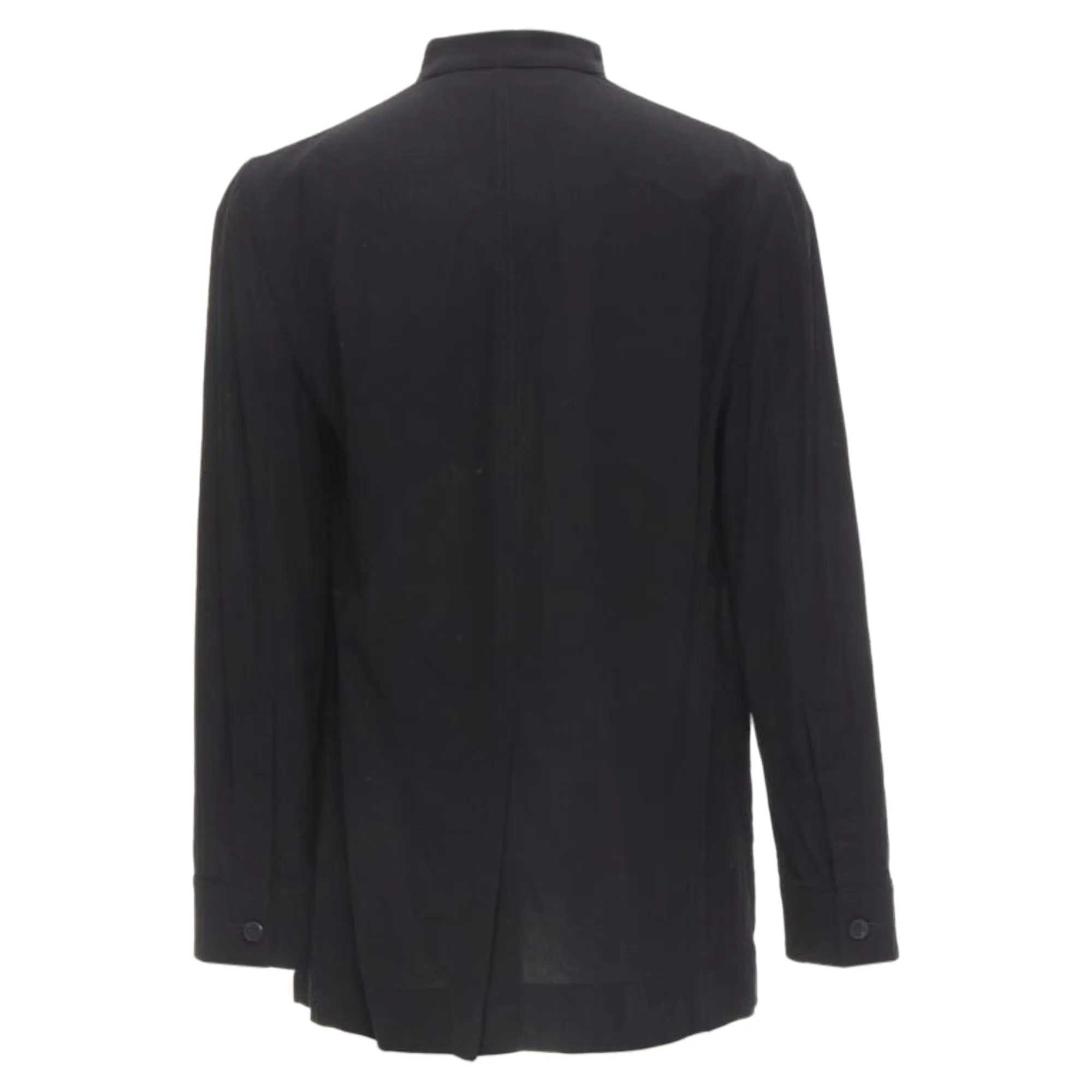 Haider Ackermann cotton p pockets mandarin collar jacket
