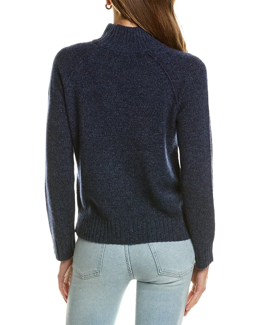 Hannah Rose Turtleneck Wool & Cashmere-Blend Sweater