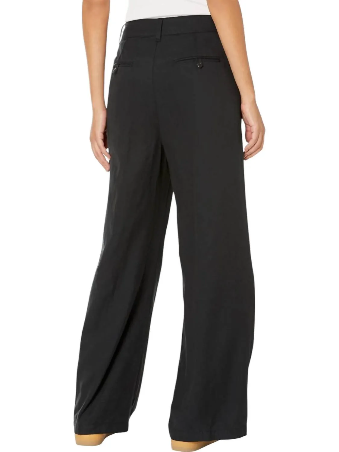 Harlow Wide Leg Pants In Black