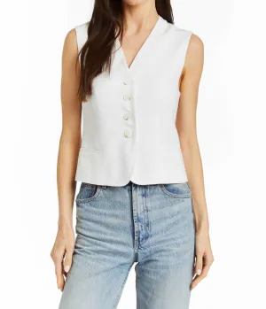 Harper Vest In Ivory