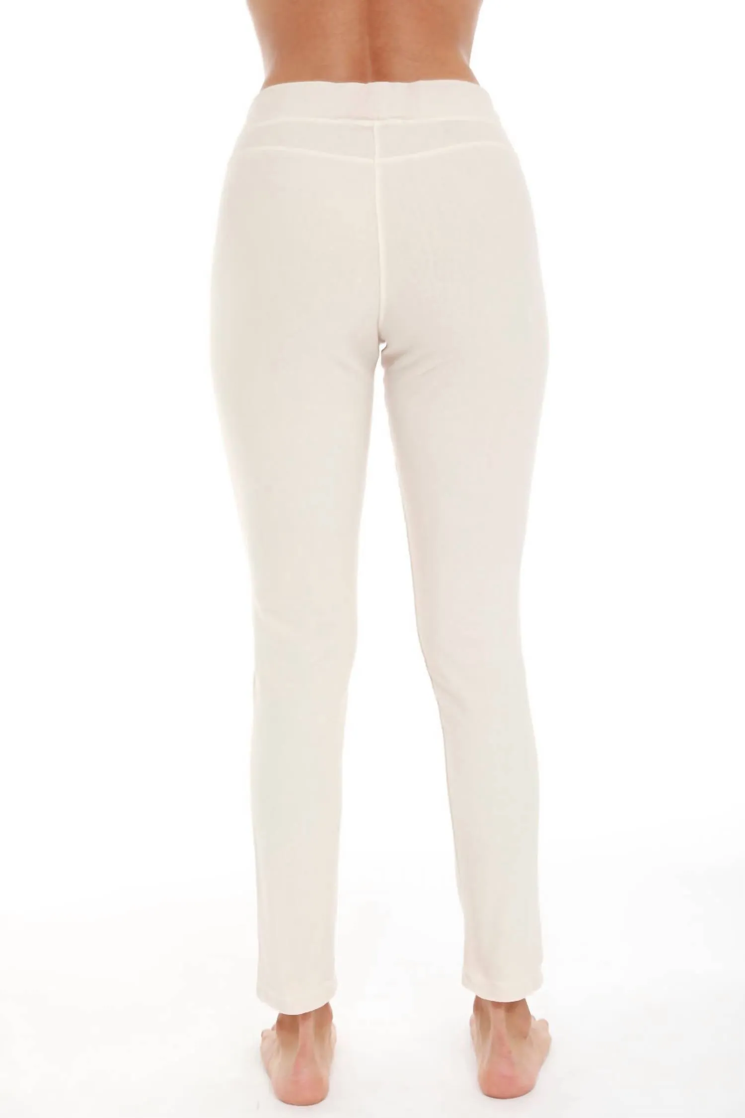 High Rise Capri In Beige