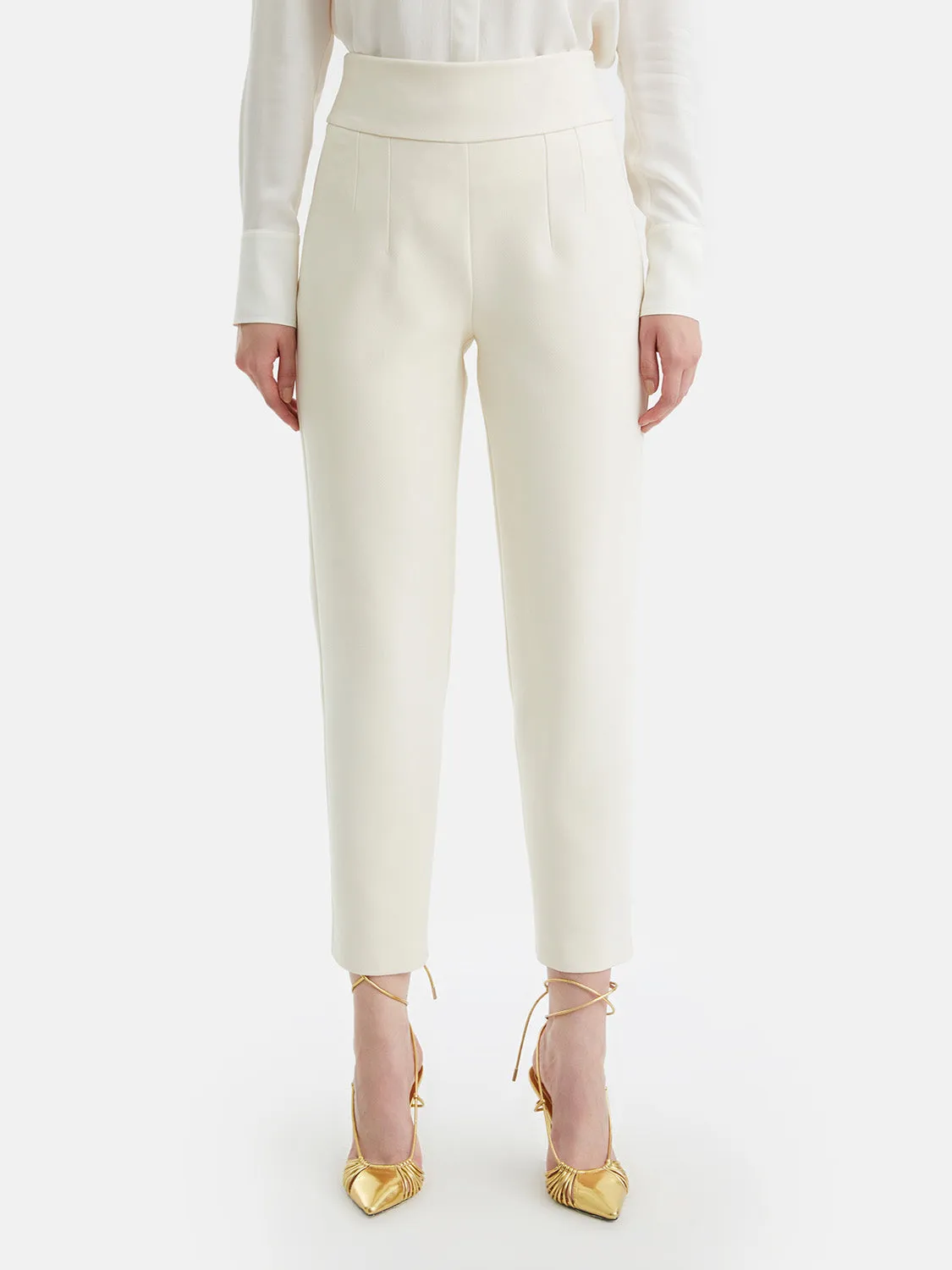 High-Waisted Carrot Pants