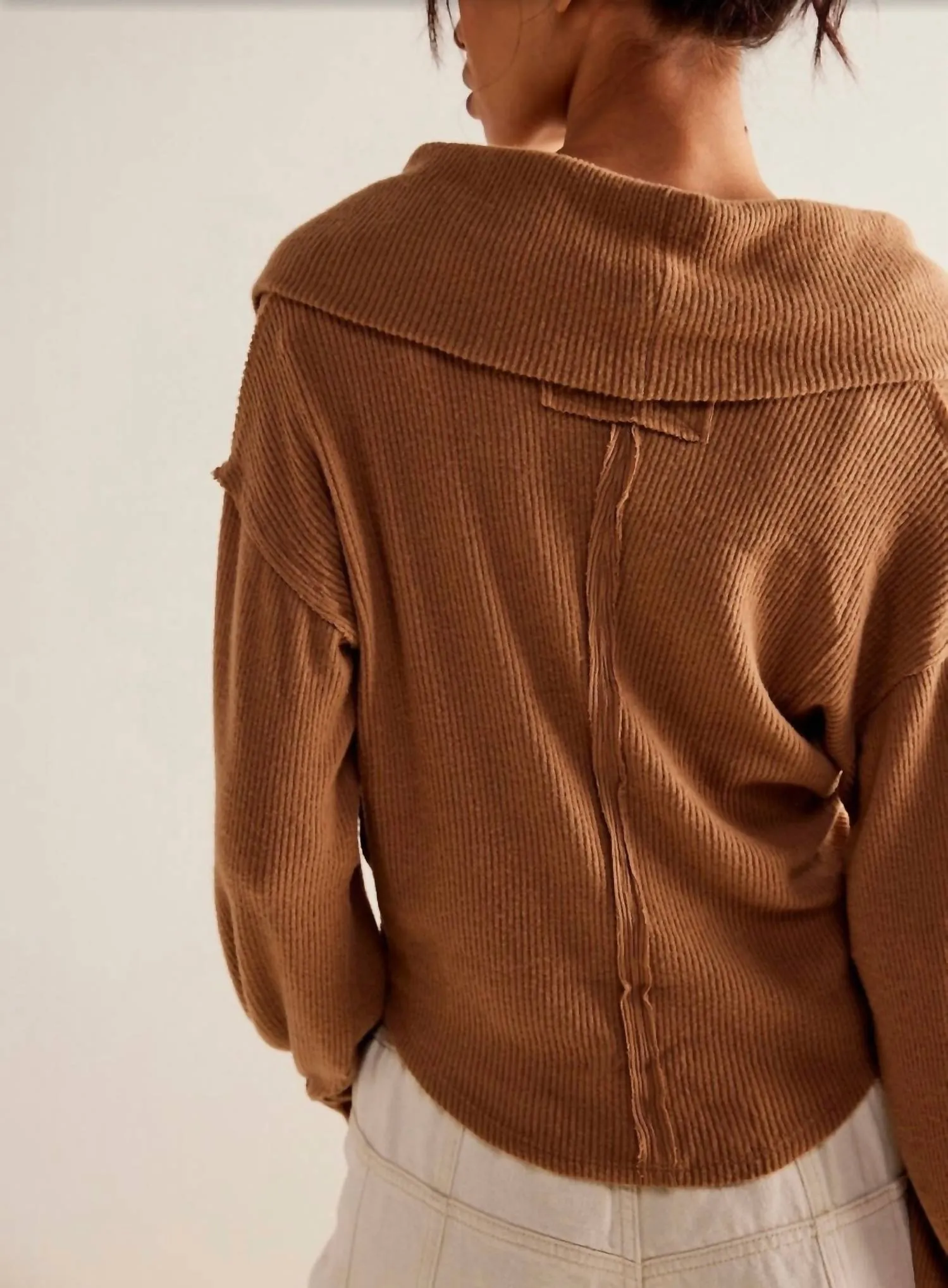 Hold Me Close Pullover In Brown