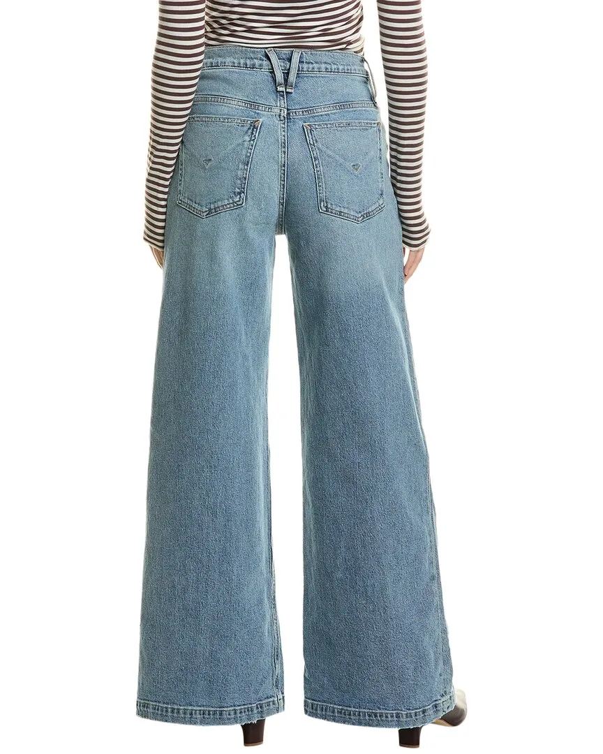 HUDSON Jeans James Caribbean Breeze High-Rise Wide Leg Jean