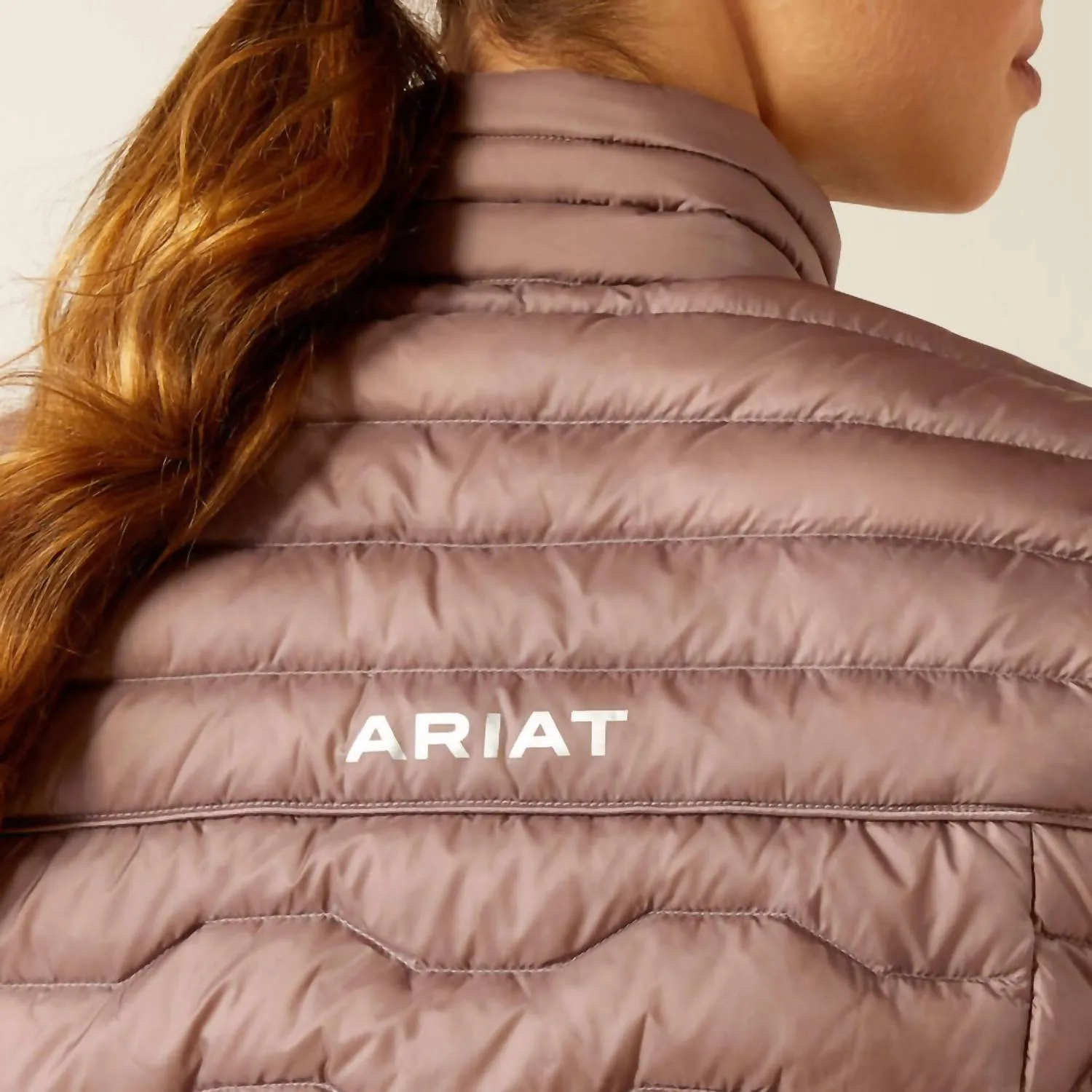 Ideal Down Vest In Purple Dove