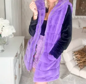 Ingrid Vest In Violet