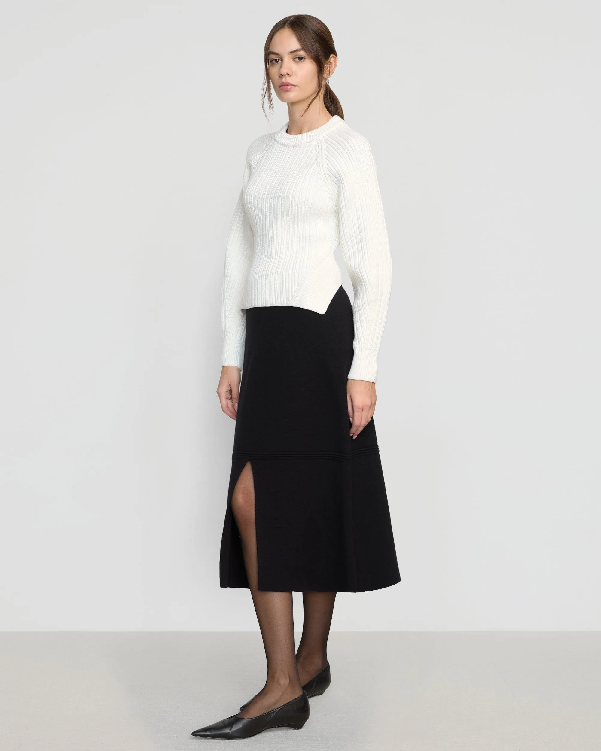 Iona Organic Cotton Cropped Sweater