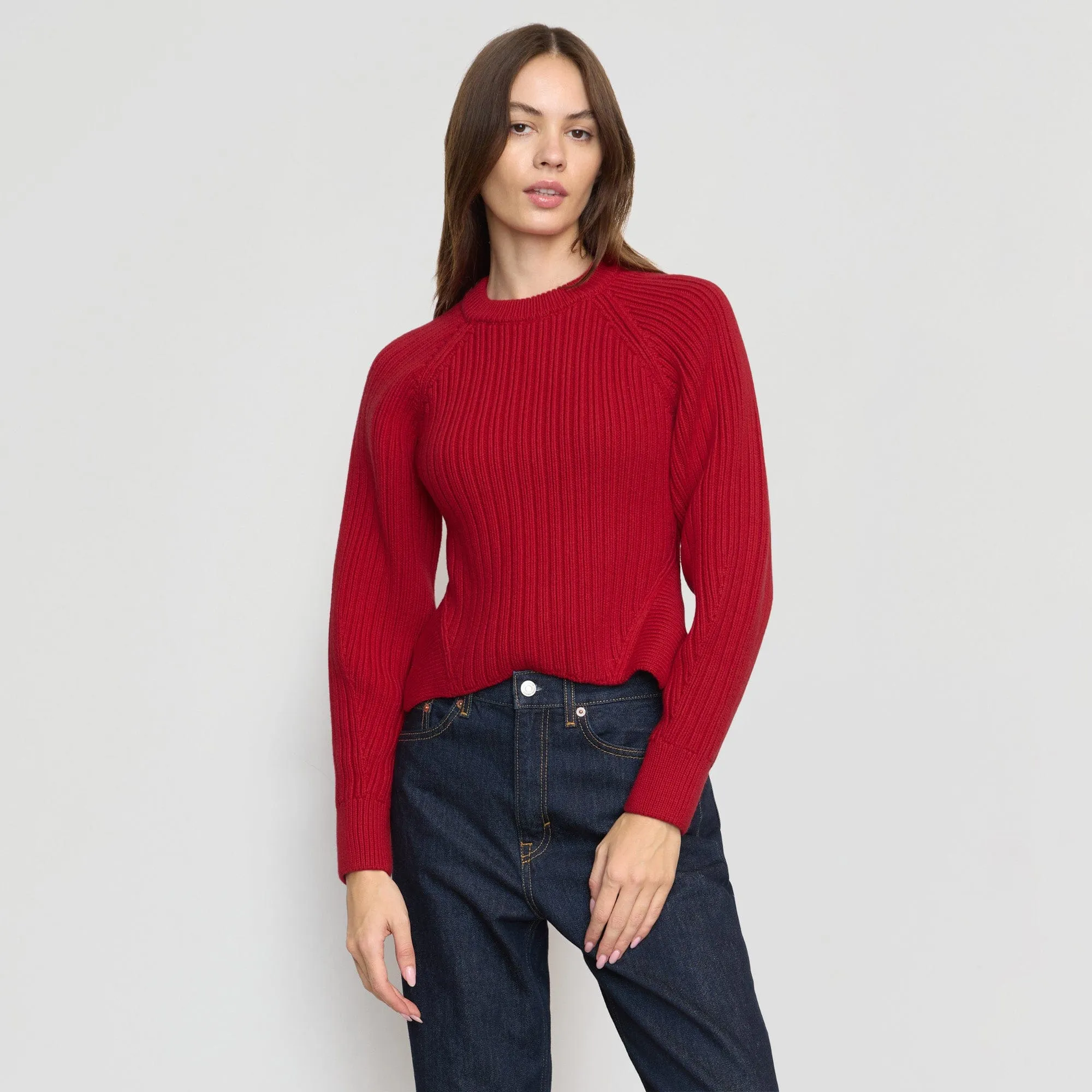 Iona Organic Cotton Cropped Sweater