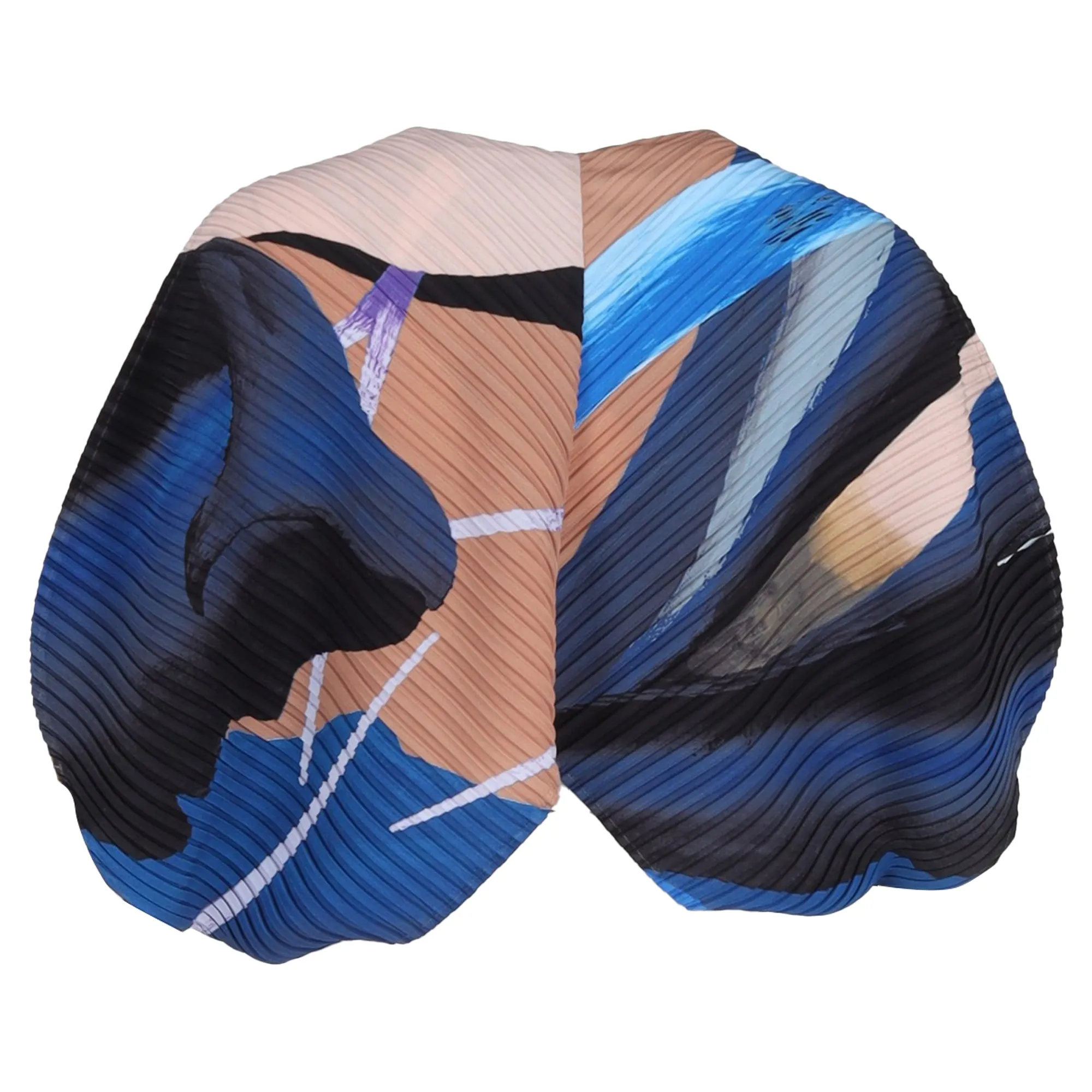 Issey Miyake Printed Bolero Jacket in Multicolor Polyester