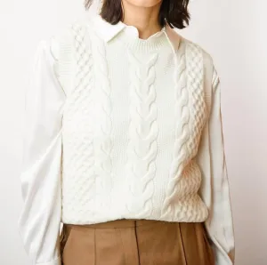 Ivory Sweater Vest