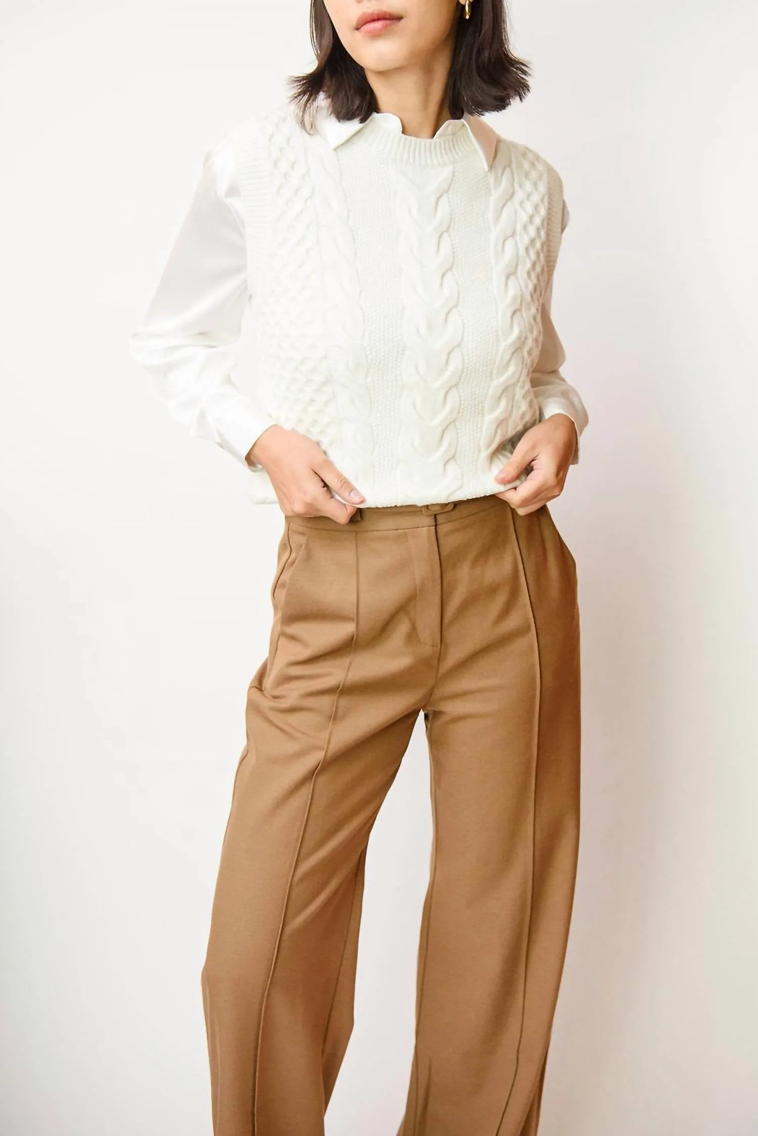 Ivory Sweater Vest