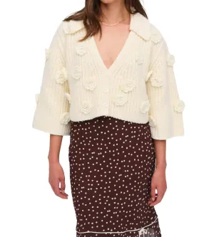 Ivy Cardigan In Cream