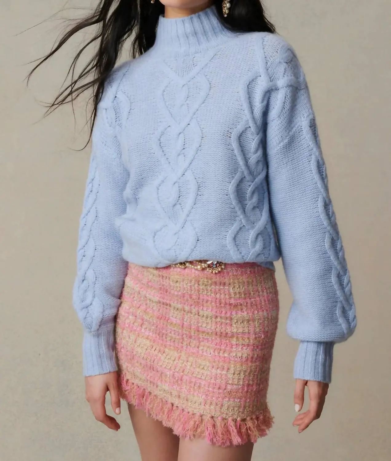 Izia Pullover In Blue Haze