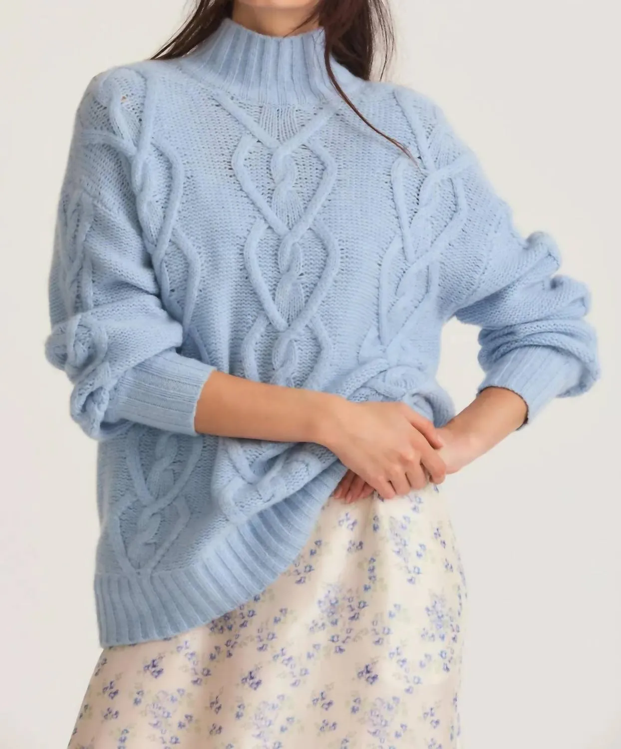 Izia Pullover In Blue Haze