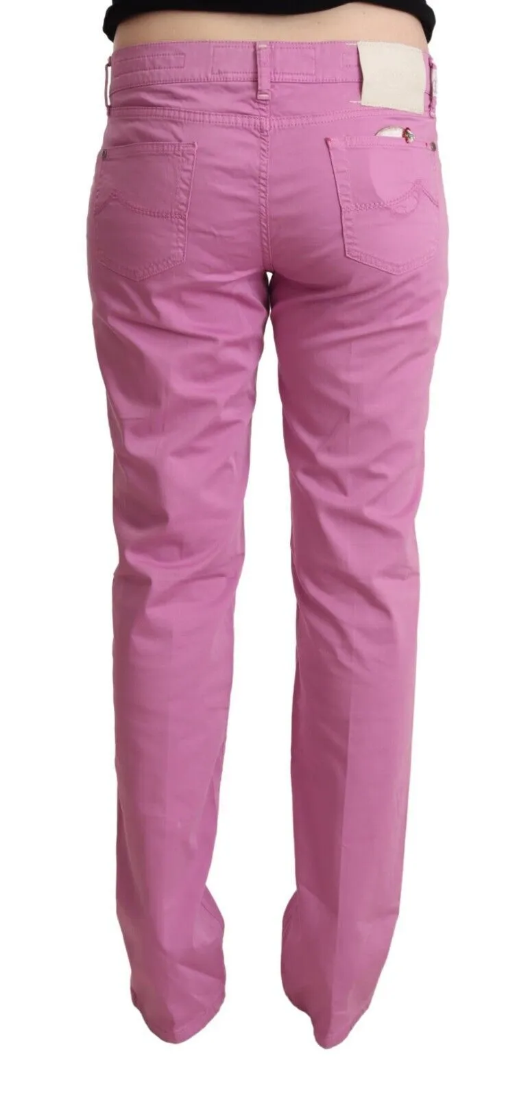Jacob Cohen  Cotton Low Waist blue Tape Women's Jeans