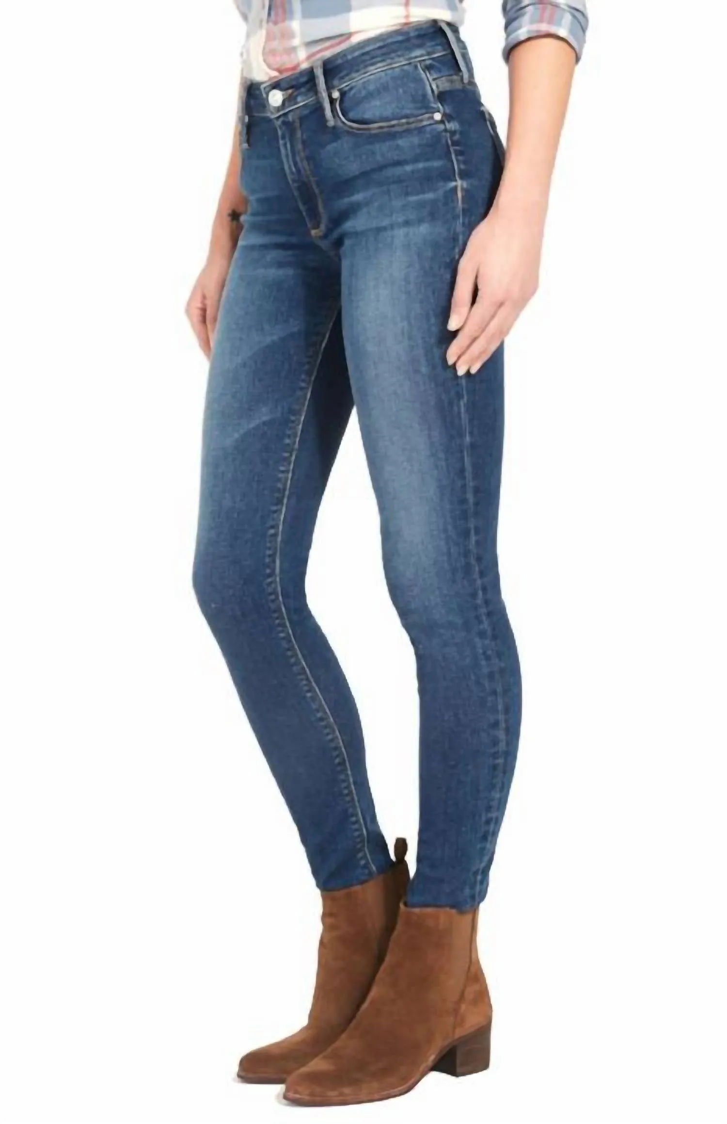 Jude Mid Rise Super Skinny Jean In Ain't No Sunshine