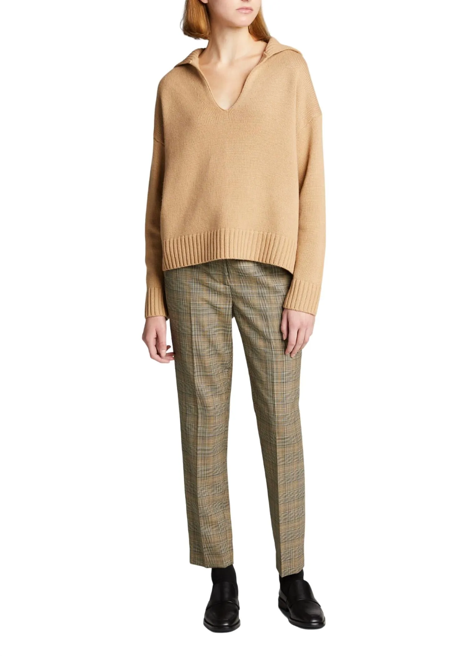 Julie Cashmere Sweater In Camel