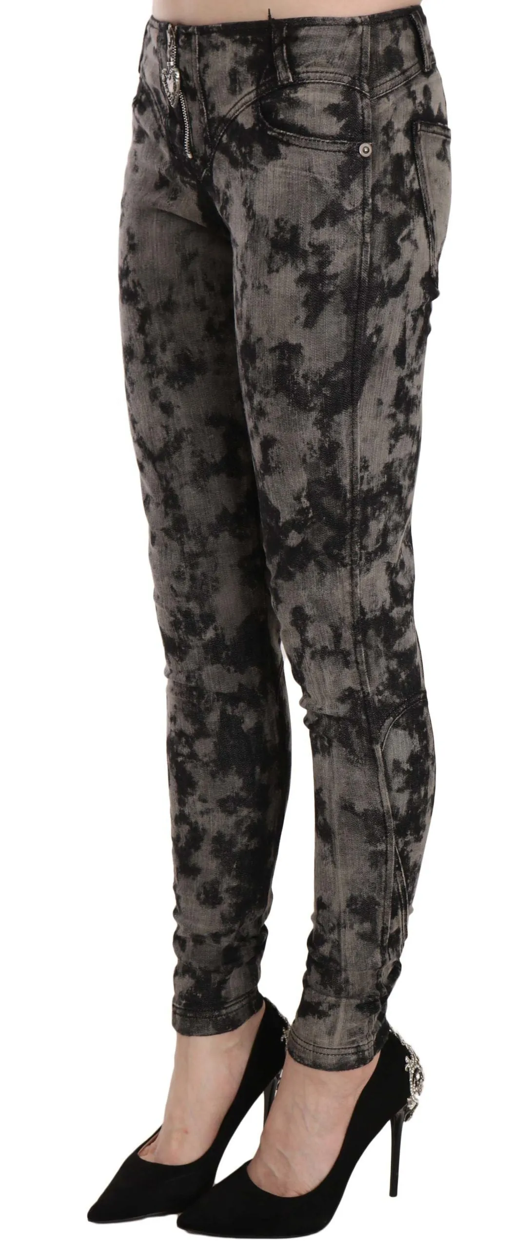 Just Cavalli   Faded Low Waist Skinny blue Trousers Women's Jeans