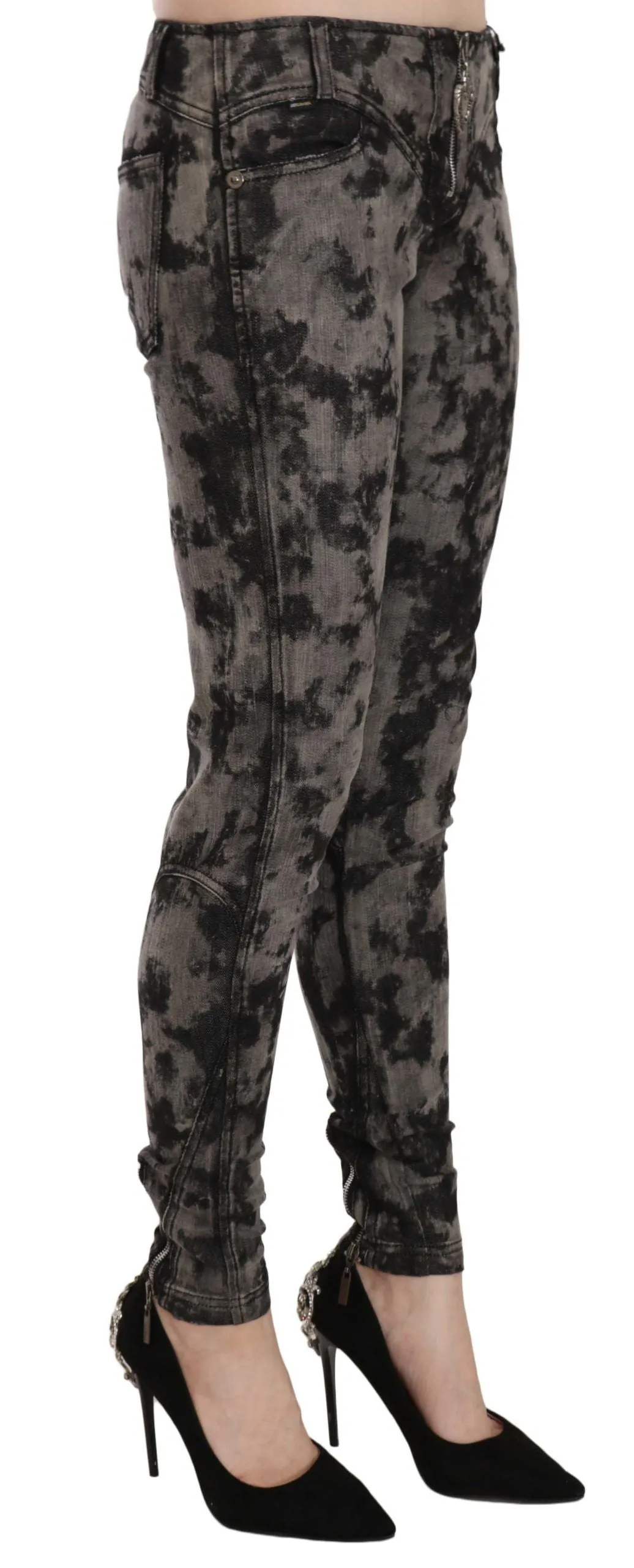 Just Cavalli   Faded Low Waist Skinny blue Trousers Women's Jeans