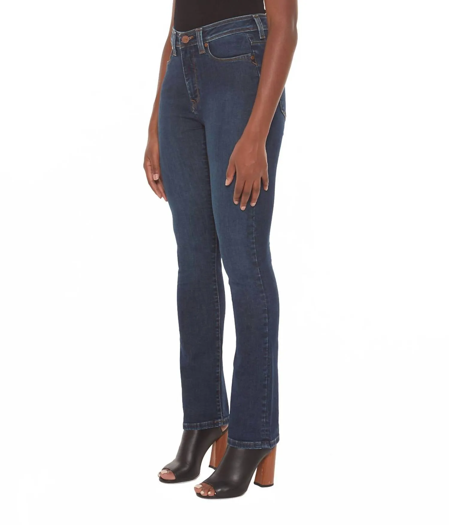 Kate High Rise Straight Jeans In Cool Starry Night