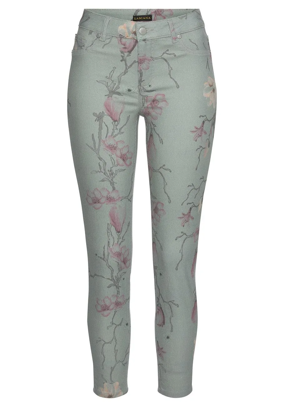 LASCANA Women's Multi Print Jeggings
