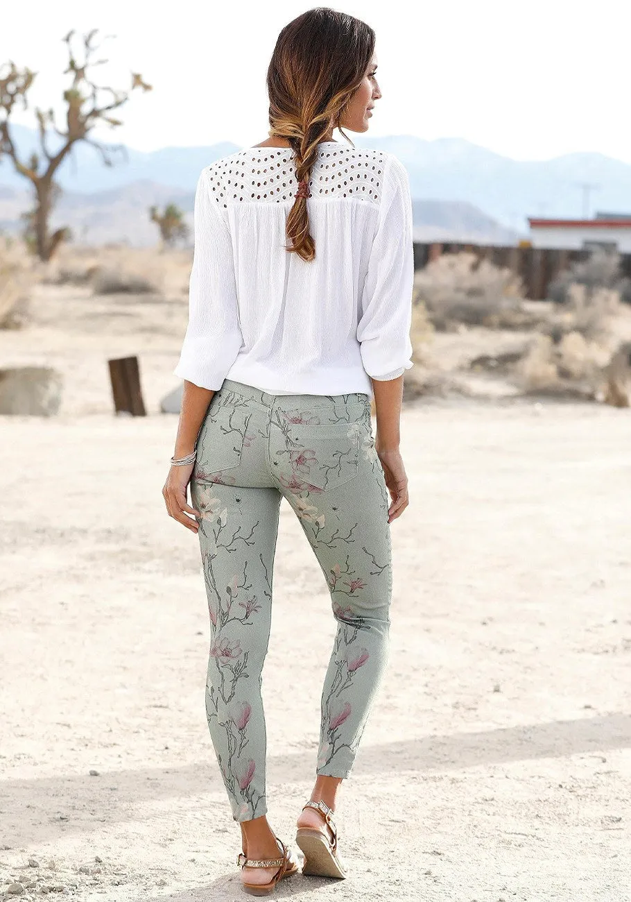 LASCANA Women's Multi Print Jeggings